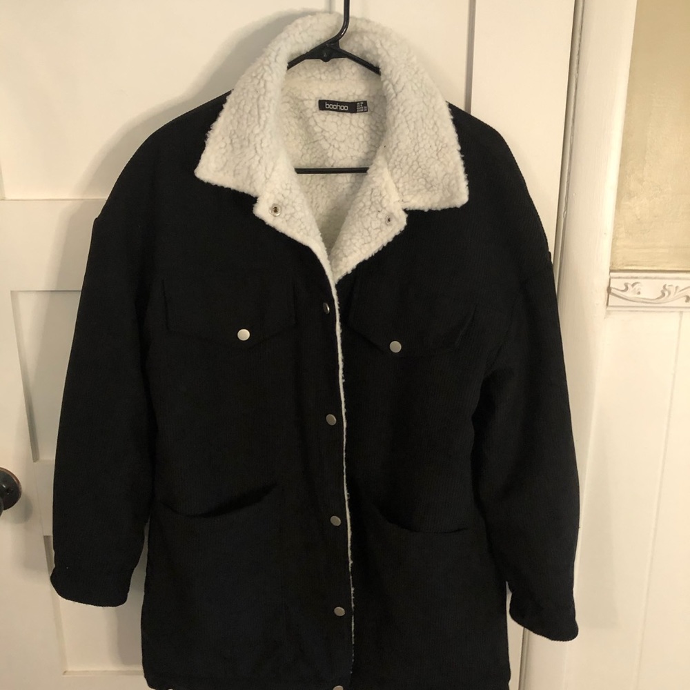 Women’s Boohoo Corduroy Long Jacket S